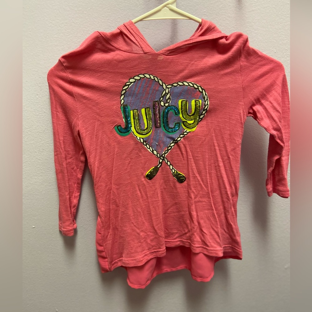 Juicy sequin hoodie-shirt